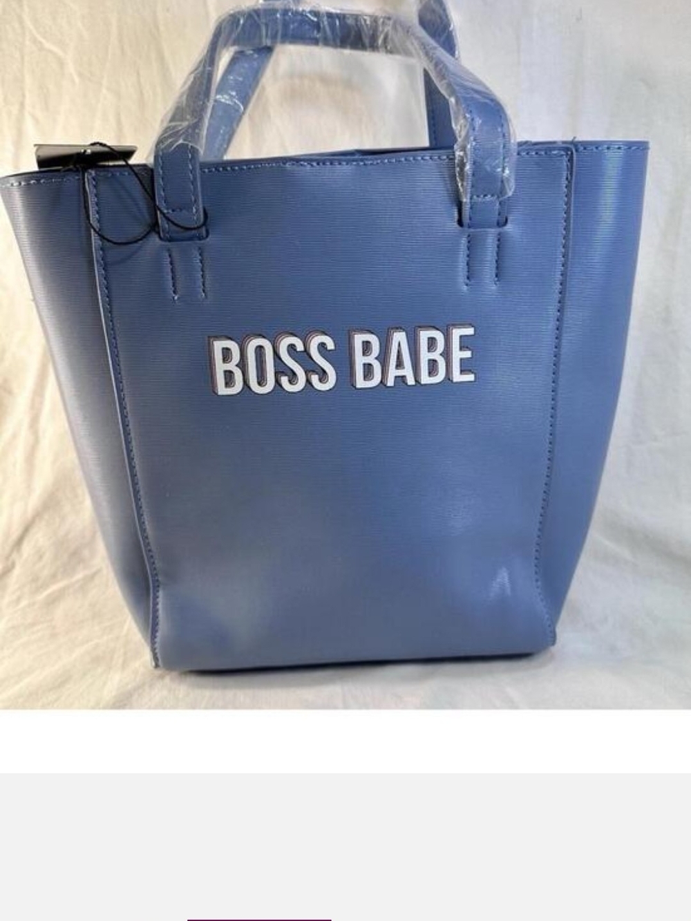 BOSS BABE Blue Tote Bag